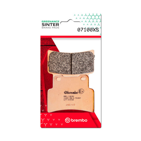 Pastillas de freno sinterizadas Brembo 07100XS