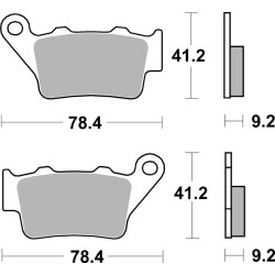 Pastillas de freno sinterizadas Brembo enduro 07BB02SD