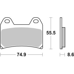 Pastillas de freno Brembo carbono cerámico 07BB1907