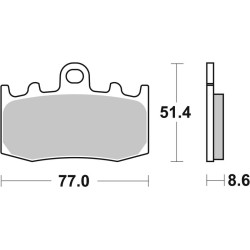 Pastillas de freno Brembo sinterizadas 07BB26LA