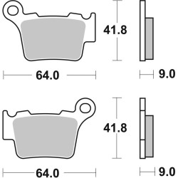 Pastillas de freno Brembo sinterizadas enduro 07BB27SD