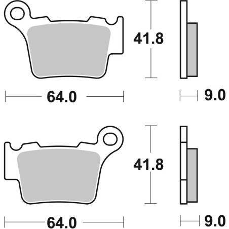 Pastillas de freno sinterizadas Brembo 07BB27SD