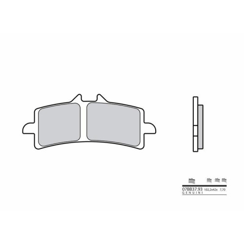 Pastillas de freno sinterizadas Brembo 07BB3793