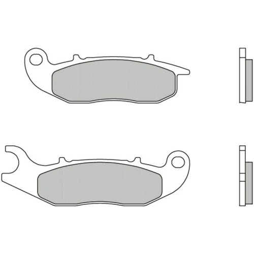 Pastillas de freno orgánicas Brembo 07GR03CC