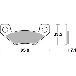 Pastillas de freno sinterizadas Brembo 07GR25SD