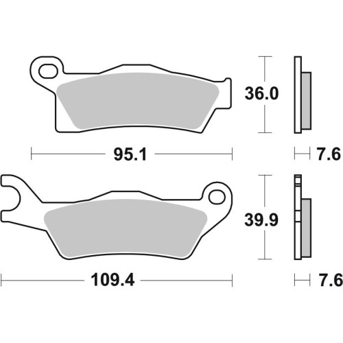Pastillas de freno sinterizadas Brembo 07GR26SD