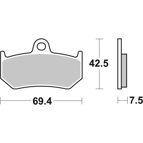 Pastillas de freno sinterizadas Brembo 07GR35SP