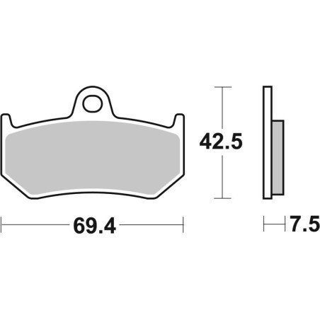 Pastillas de freno sinterizadas Brembo 07GR35SP