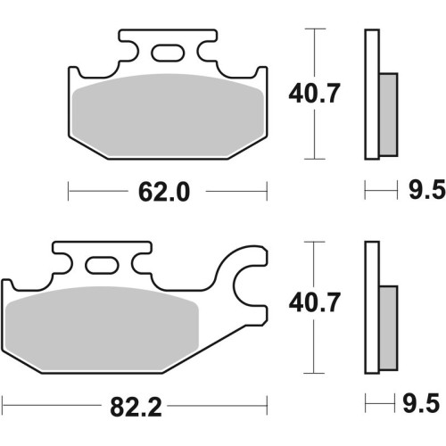 Pastillas de freno sinterizadas Brembo 07GR49SD