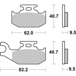 Pastillas de freno sinterizadas Brembo 07GR50SD