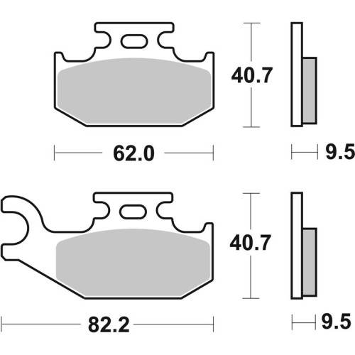 Pastillas de freno sinterizadas Brembo 07GR50SD