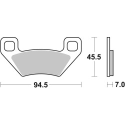 Pastillas de freno sinterizadas Brembo 07GR53SD