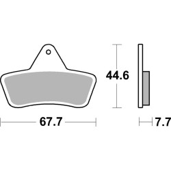 Pastillas de freno sinterizadas Brembo 07GR54SD