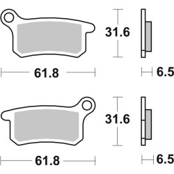 Pastillas de freno sinterizadas de competición Brembo 07GR69SX