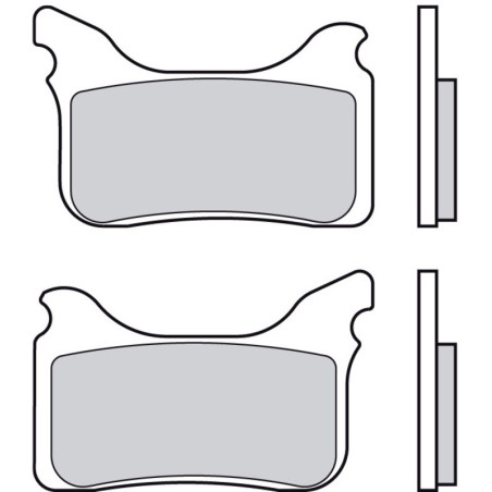 Pastillas de freno sinterizadas de competición Brembo 07GR75SX