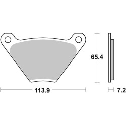 Pastillas de freno Brembo carbono cerámico 07HD0105