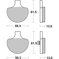 Pastillas de freno Brembo carbono cerámico 07HD0614