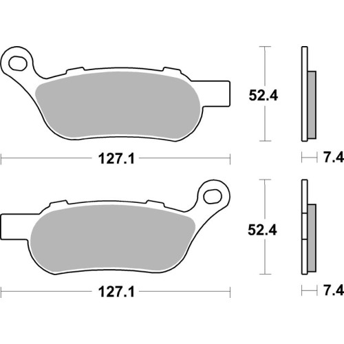 Pastillas de freno sinterizadas Brembo 07HD07SP