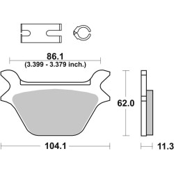 Pastillas de freno Brembo carbono cerámico 07HD1011