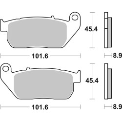 Pastillas de freno sinterizadas Brembo 07HD13SA