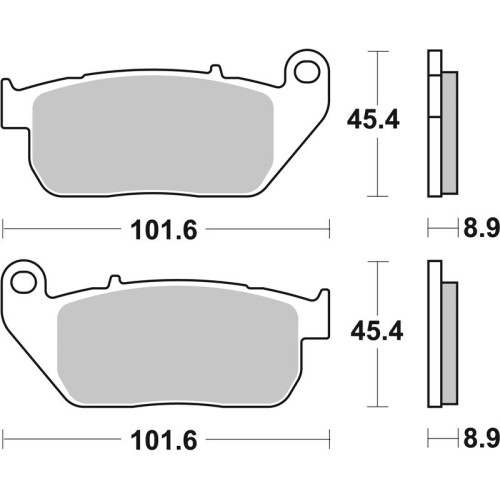 Pastillas de freno sinterizadas Brembo 07HD13SA