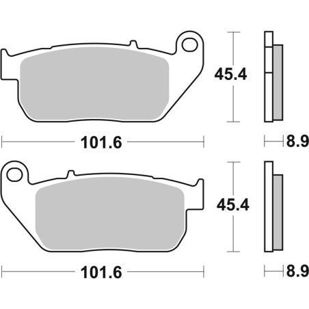 Pastillas de freno sinterizadas Brembo 07HD13SA