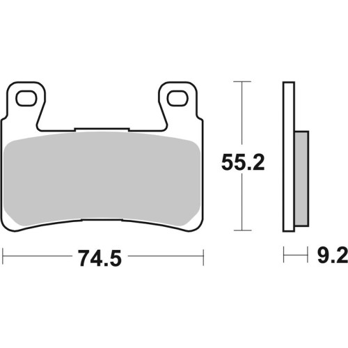 Pastillas de freno sinterizadas Brembo 07HD20SA