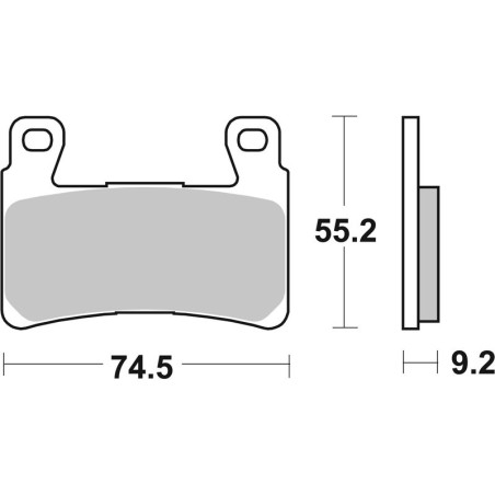 Pastillas de freno sinterizadas Brembo 07HD20SA