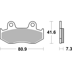 Pastillas de freno sinterizadas Brembo 07HO15SD