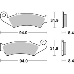 Pastillas de freno Brembo sinterizadas traseras 07HO29SP