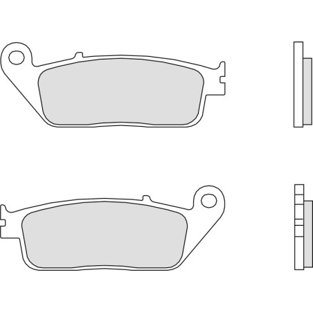 Pastillas de freno orgánicas Brembo 07HO3005