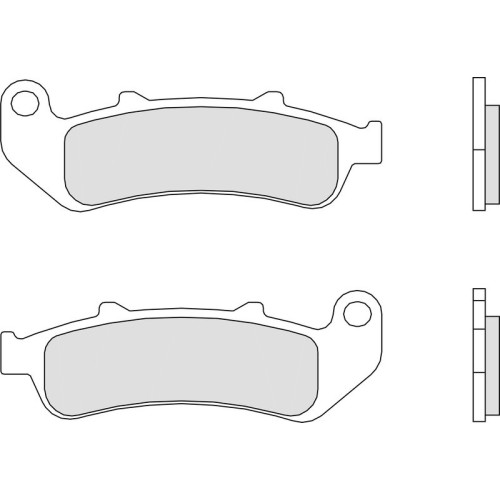 Pastillas de freno orgánicas Brembo 07HO3907