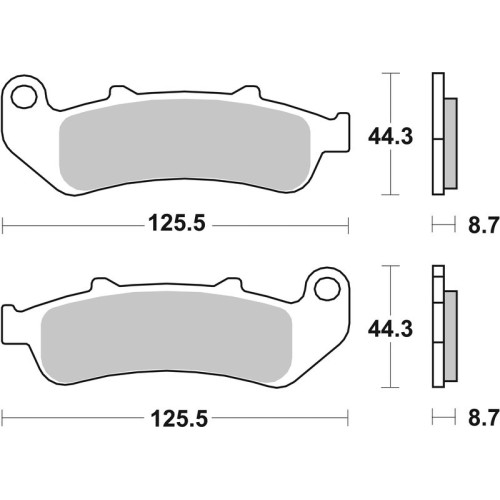 Pastillas de freno sinterizadas Brembo 07HO39SA