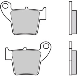 Pastillas de freno sinterizadas de competición Brembo 07HO48SX 2