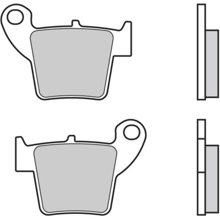Pastillas de freno sinterizadas de competición Brembo 07HO48SX