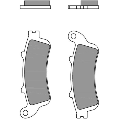 Pastillas de freno sinterizadas Brembo 07HO52SP