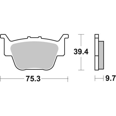 Pastillas de freno sinterizadas Brembo 07HO55SD