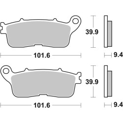 Pastillas de freno sinterizadas Brembo 07HO60SP