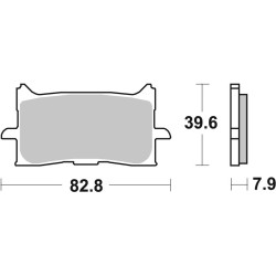 Pastillas de freno sinterizadas Brembo 07HO62LA