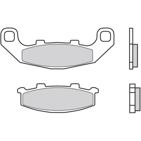 Pastillas de freno orgánicas Brembo 07KA1117