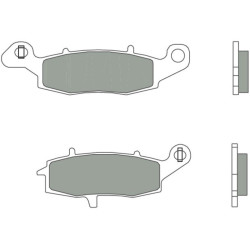 Pastillas de freno orgánicas Brembo 07KA15CC 2