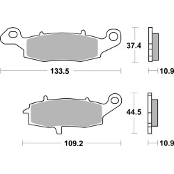 Pastillas de freno Brembo sinterizadas traseras 07KA15SP