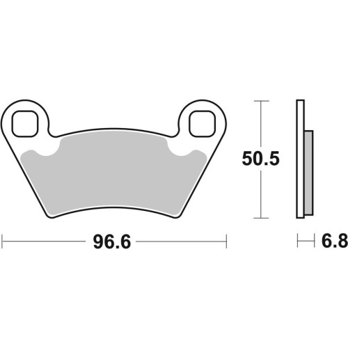 Pastillas de freno sinterizadas Brembo 07PO07SD