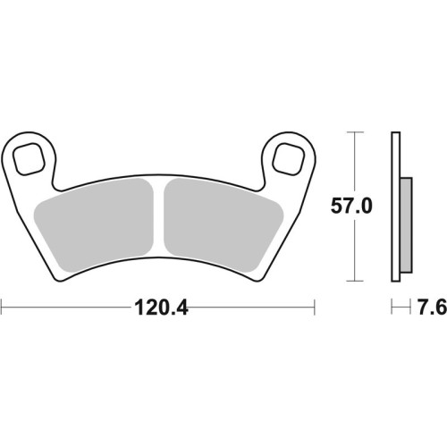 Pastillas de freno sinterizadas Brembo 07PO10SD