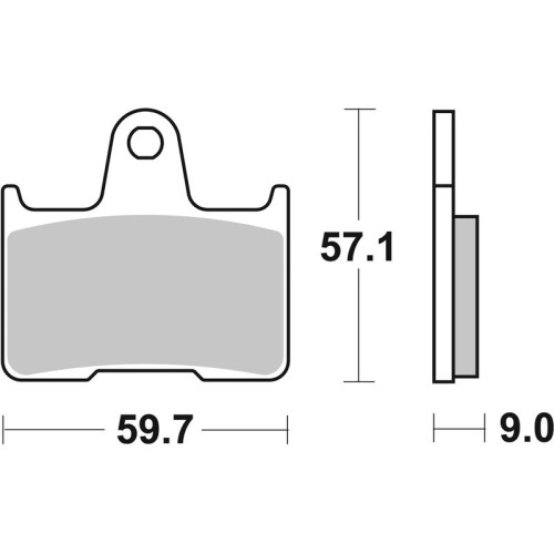 Pastillas de freno sinterizadas Brembo 07SU25SP