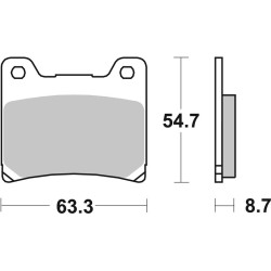 Pastillas de freno Brembo sinterizadas 07YA11SA