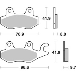 Pastillas de freno sinterizadas Brembo 07YA20SP
