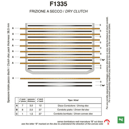 Kit de discos de embrague NEWFREN Pro Race