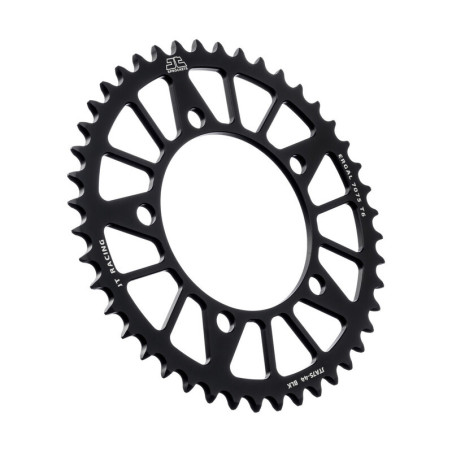 Corona JT 75 de aluminio negro 44 dientes – Paso 520