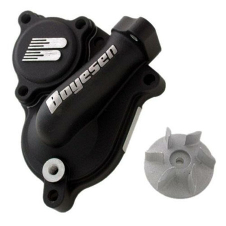 Kit de tapa bomba de agua + hélice BOYESEN Supercooler - Negro